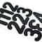 12 Pack: Black Rounded Number Stickers by Recollections™